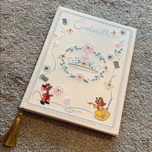 Cinderella Embroidered Journal with Tassel